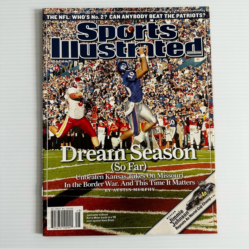 Kansas Football Dream Season Sports Illustrated Magazine November 26, 2007